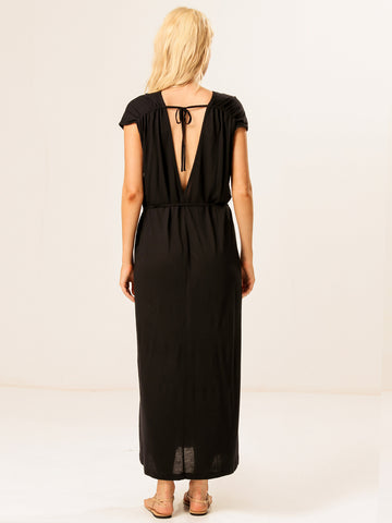 Waterfall Knit Maxi Dress